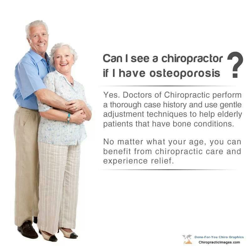 Chiropractic is safe with osteoporosis